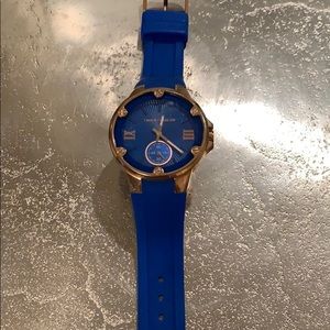 Royal Blue and gold watch